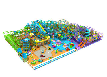 Large Scale Kids Indoor Playground Equipment With Multi Function Areas KP151216