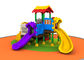Outside Kids Plastic Playground Equipment For Kindergarten Simple Construction