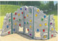Attractive Shapes Children Plastic Climbing Wall Weather Resistant