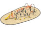 700*580*250cm Luxury Design Rope Playground Equipment For Children Play