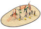 780*300*250cm Rope Playground Equipment , Outdoor Rope Play Structures For Kindergarten
