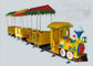 Yellow Color Amusement Toy Kids Ride On Train With Track 1 Year Warranty Period